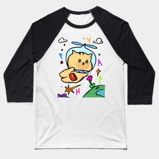 happy cat Baseball T-Shirt